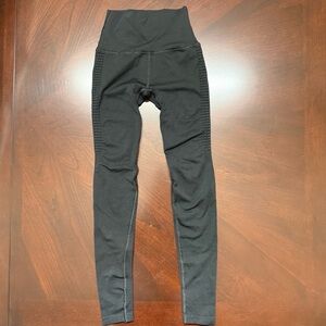 High-Waisted Black Leggings